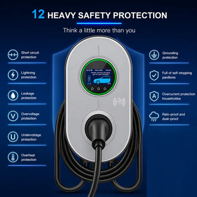 Wall EV Charger 22kW (GCC / Type 2)