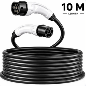 Type 2 to Type 2 Cable 22kW (GCC/Type 2), 10m  Compatible with UAE, Gulf & EU EVs  Fits AC Charging Stations (Copy) (Copy)