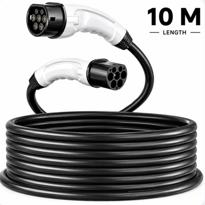 Type 2 to Type 2 Cable 22kW (GCC/Type 2), 10m  Compatible with UAE, Gulf & EU EVs  Fits AC Charging Stations (Copy) (Copy)