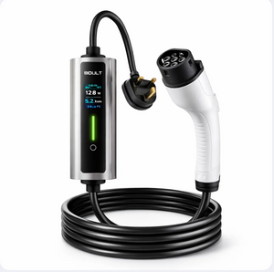Portable EV Charger 3kW, IP65 with UK Plug, BOULT (GCC / Type 2)
