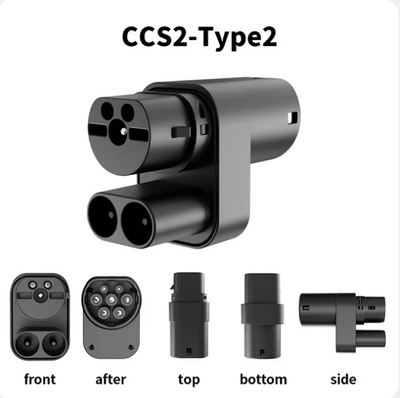 CCS2 to Type 2 Adapter for Old Tesla SX (GCC  Type 2)