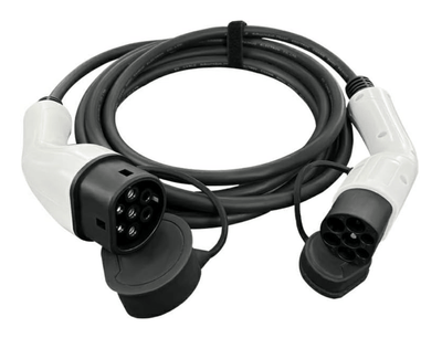 Type 2 to Type 2 Cable 22kW (GCC/Type 2), 5m  Compatible with UAE, Gulf & EU EVs  Fits AC Charging Stations (Copy)