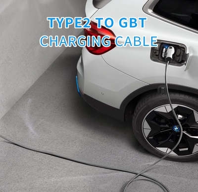Cable  Type 2 to GBT Cable  7kW  5m Length  Fits BYD, ID.4ID.6, Changan, KIA, Rox, Leopard & More Chinese EVs