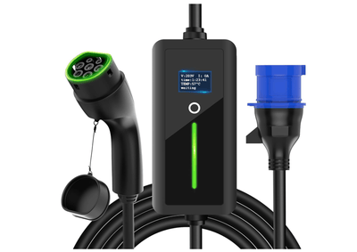 Portable EV Charger – Type 2, 7kW, 32A (GCC Specs)