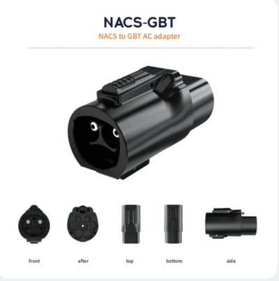 NACS to GBT Adapter 7kW (China  GBT)