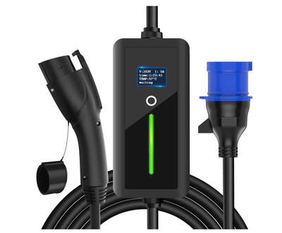 Portable EV Charger Type 1, 7kW, 32A (USA, Korea, J1772)