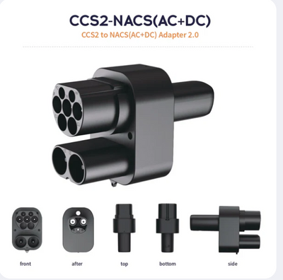 CCS2 to Tesla Adapter 250A DC & 80A AC (USA  NACS)