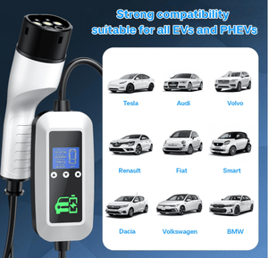 Portable  Oasisgalore Type 2 to 3 Pin Plug 3.5kW 8A