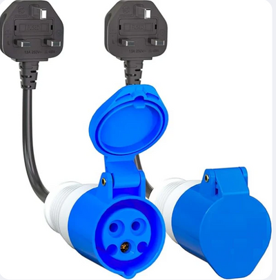 CEE 32A to UK 13A Plug (Connect Your Charger to a Standard UAE Household Sockets)