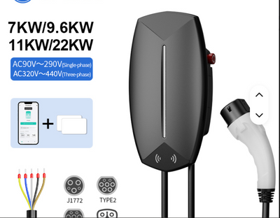 Wall Charger for Tesla 11kW (USA / NACS) (Black)